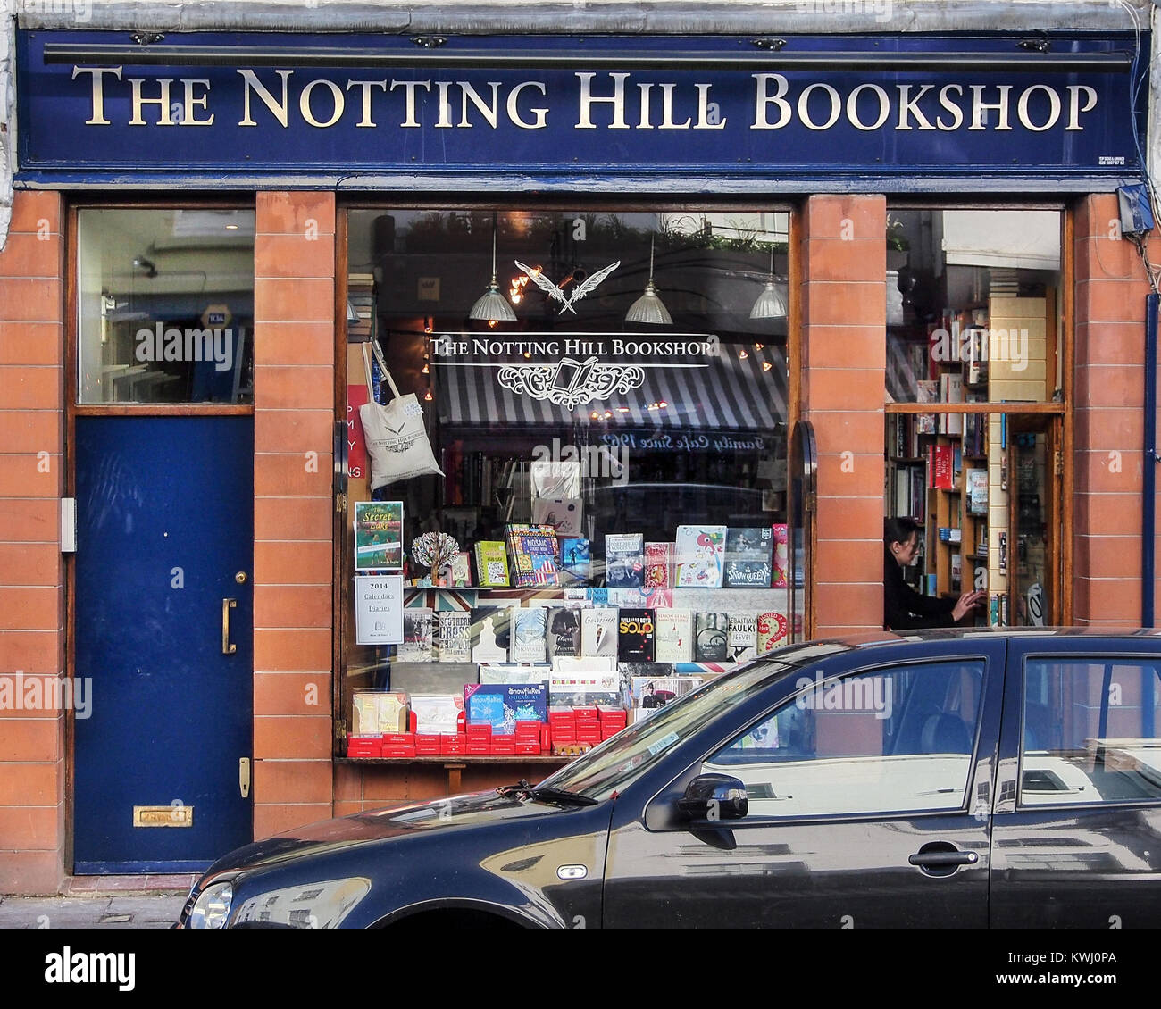 Das Notting Hill Buchhandlung, Inspiration für die Buchhandlung im Film Notting Hill Stockfoto