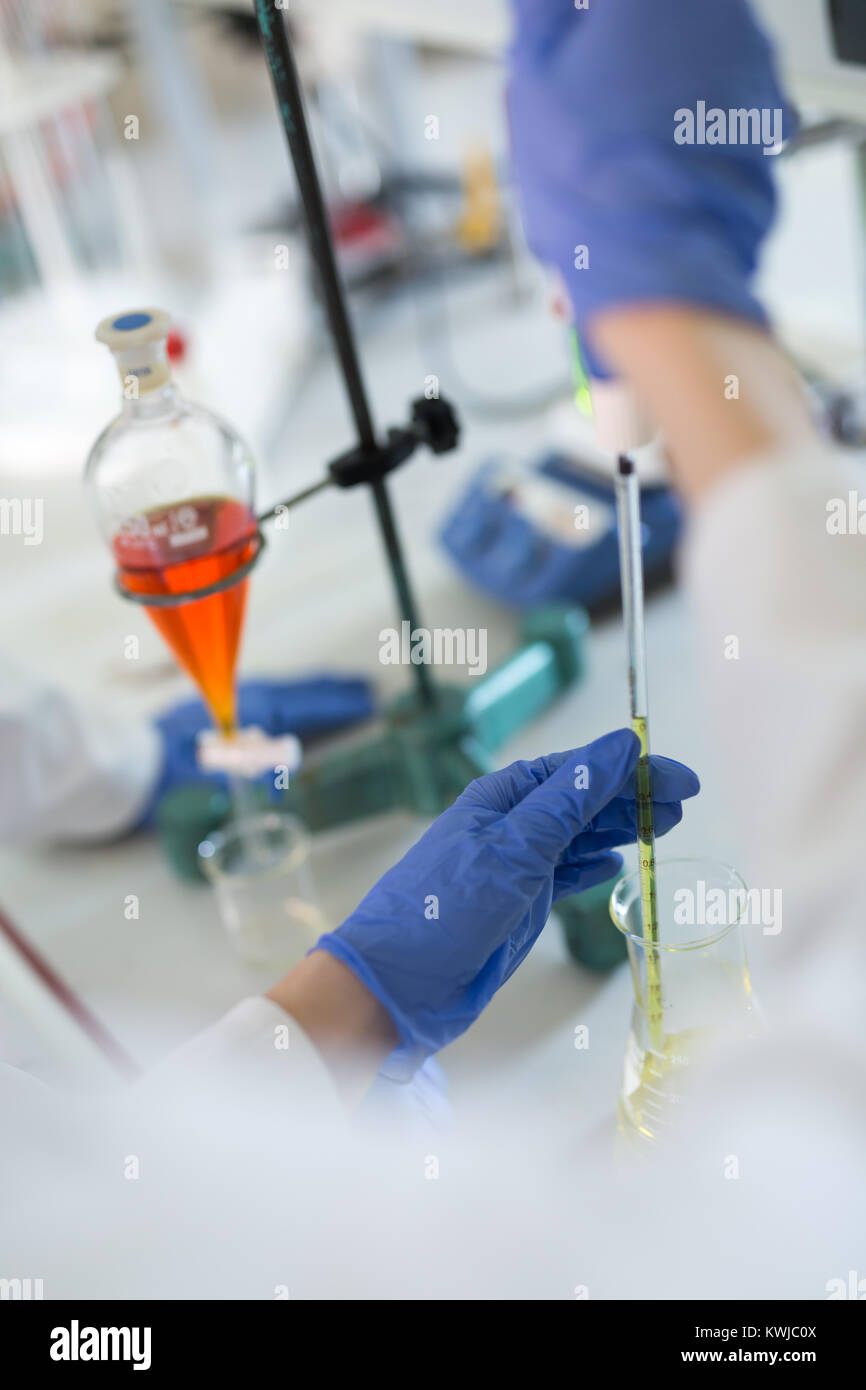 Chemie Entwicklung, Medizin, Pharmazie, Biologie, Biochemie und Forschung Technologie Stockfoto