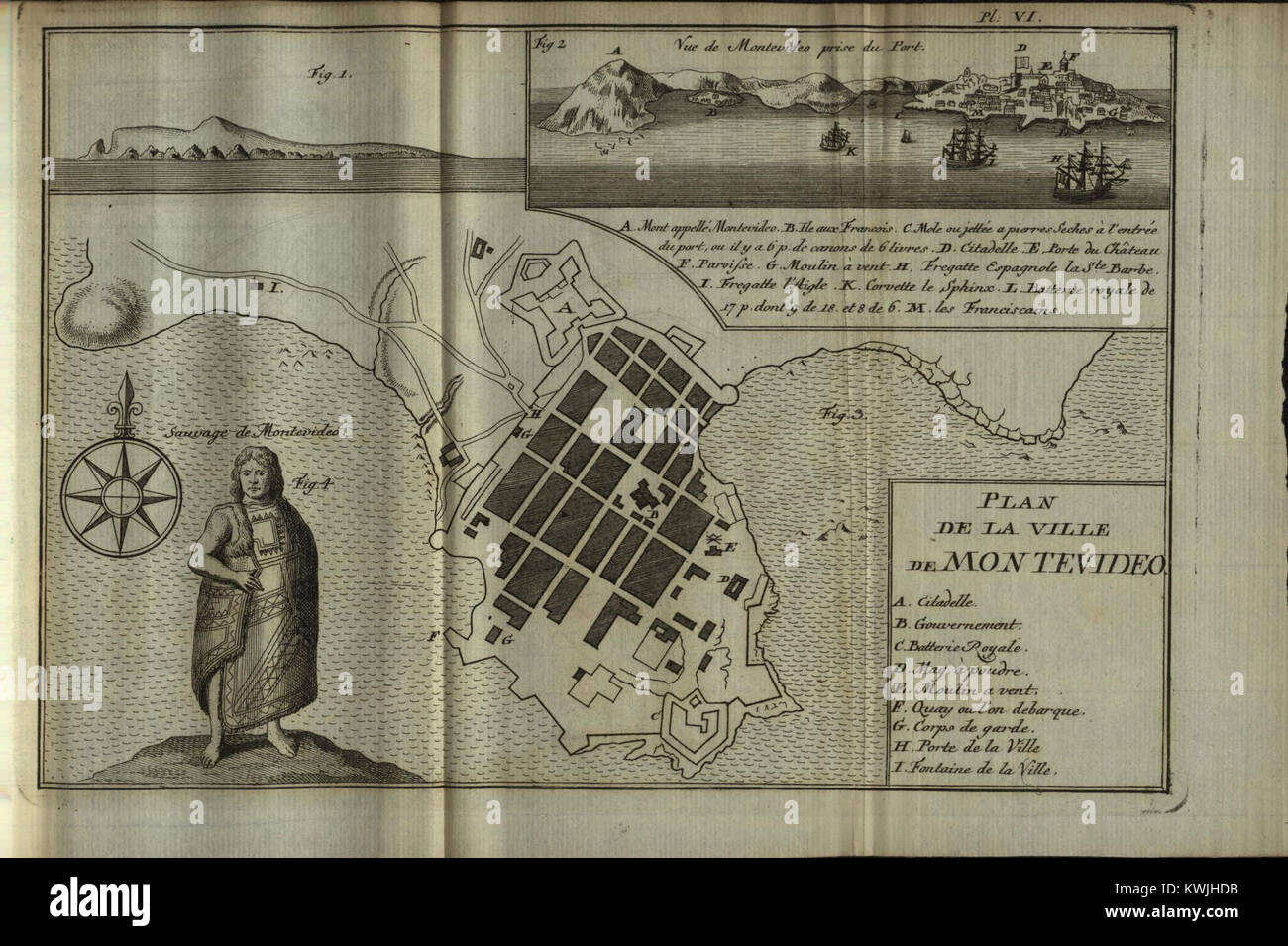 Journal historique d'un Voyage fait aux Îles Malouines en 1763 und 1764, pour les reconnoître, und y der ehemalige UN-etablissement; et de deux Voyages au détroit de Magellan, avec une rélation sur l0081 Stockfoto