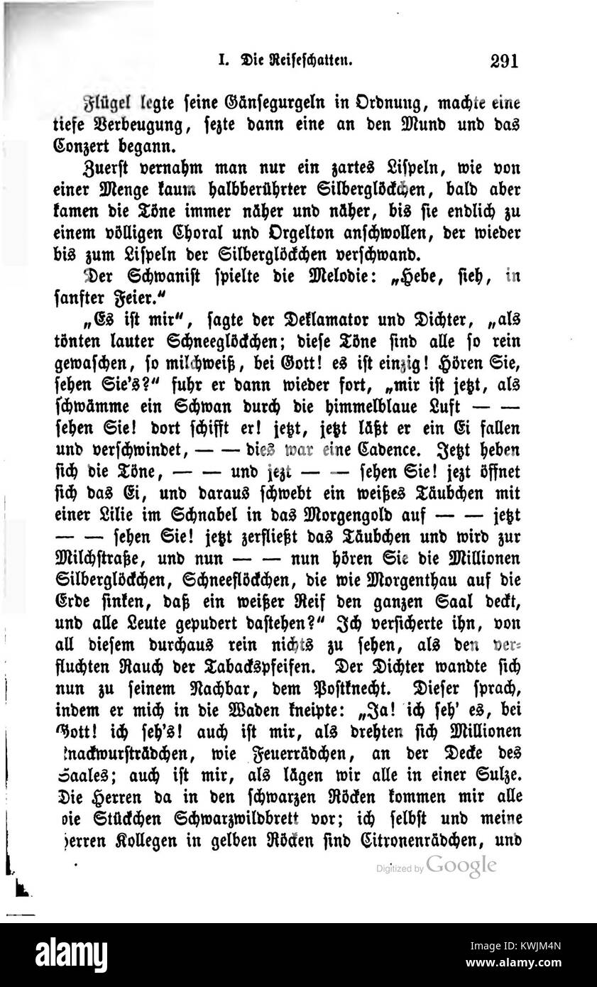 Band zwei von Justinus Kerners ausgewählten Gedichten, darunter weitere Werke aus seiner reiferen romantischen Phase mit lyrischer Reflexion. Stockfoto