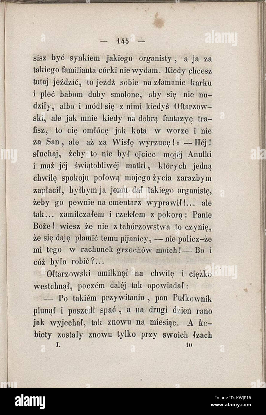 Diese Ausgabe von Zygmunt Kaczkowskis Werk umfasst drei Erzählungen – „die Schlacht um den Standard“, „Junge Krieger“ und „Match-Making in Rus“ – die im späten 18. Bis frühen 19. Jahrhundert in Galicien angesiedelt sind und die Kultur, die sozialen Gebräuche und die kriegerischen Konflikte dieses Milieus darstellen. Stockfoto