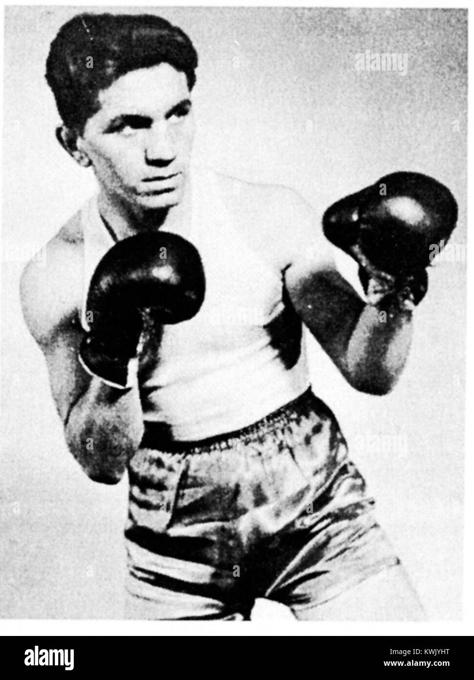 Zygmunt Chychła (1926–2009) war ein polnischer Boxer, der 1952 die erste Olympische Goldmedaille für Polen bei den Olympischen Spielen in Helsinki im Weltergewicht gewann. Stockfoto