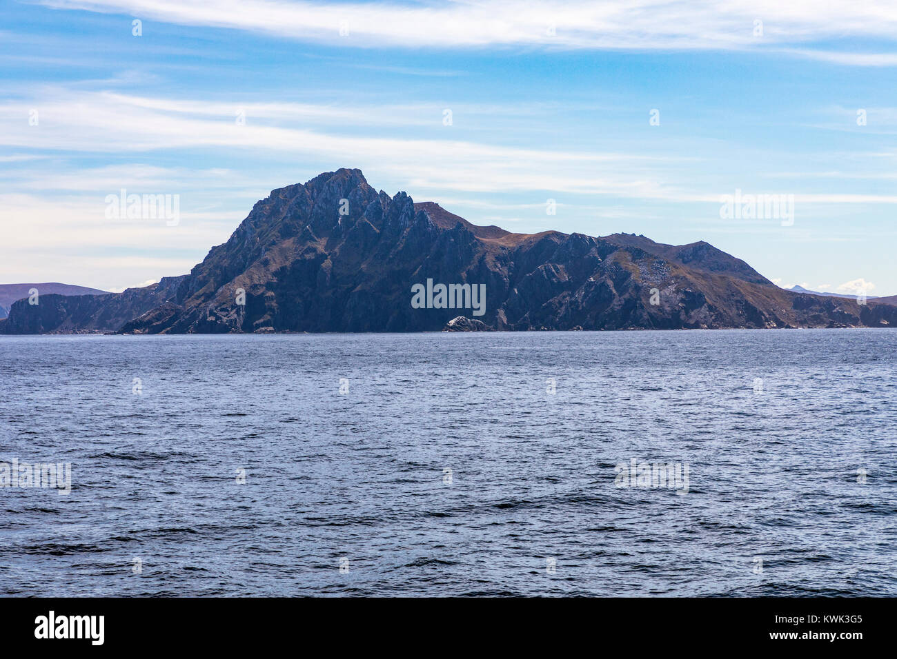 Kap Horn; Cabo De Hornos; ist der südlichsten Landspitze von Tierra del Fuego Archipel der südlichen Chile; Hornos Insel. Nördliche Grenze von Drake P Stockfoto
