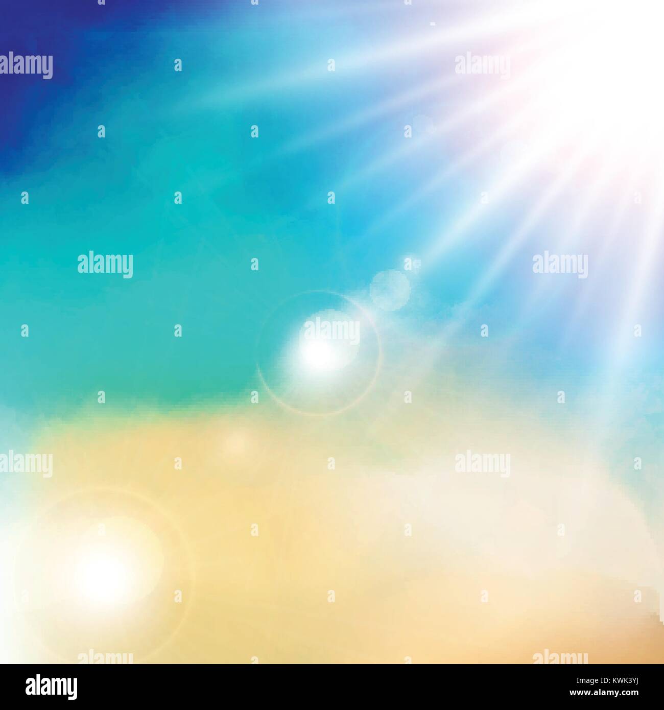 Weisse Wolke Detail Im Blauen Himmel Mit Sonnenschein Tageslicht Vektor Illustration Hintergrund Mit Kopie Raum Stock Vektorgrafik Alamy