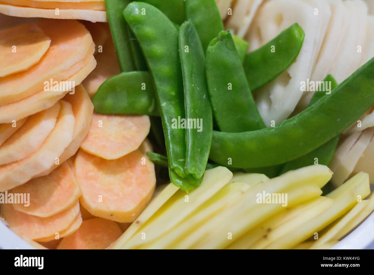 Gemüse in Boul Stockfoto