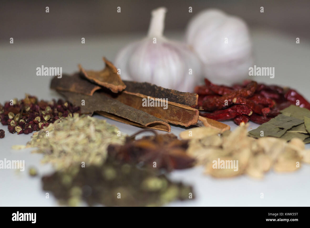 Indische Gewürze Garam Masala/Kochen/Zutat Stockfoto