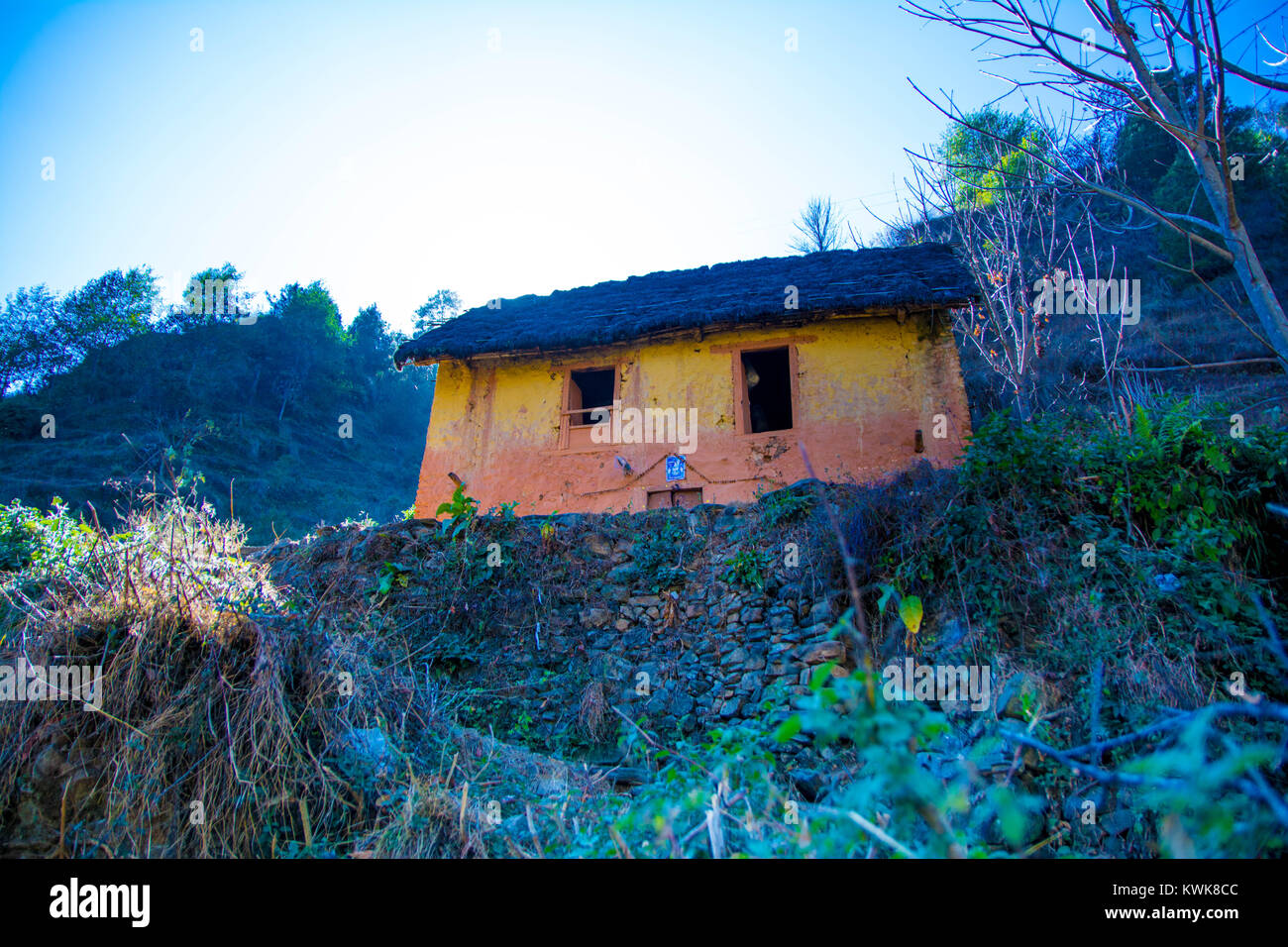 Nepal Village House Stockfoto