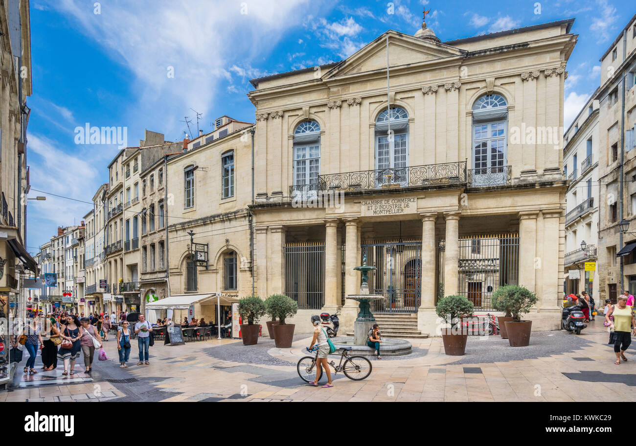 Frankreich, Hérault, Montpellier, Hotel Saint-Côme, Sitz der Montpellier Industrie- und Handelskammer Stockfoto