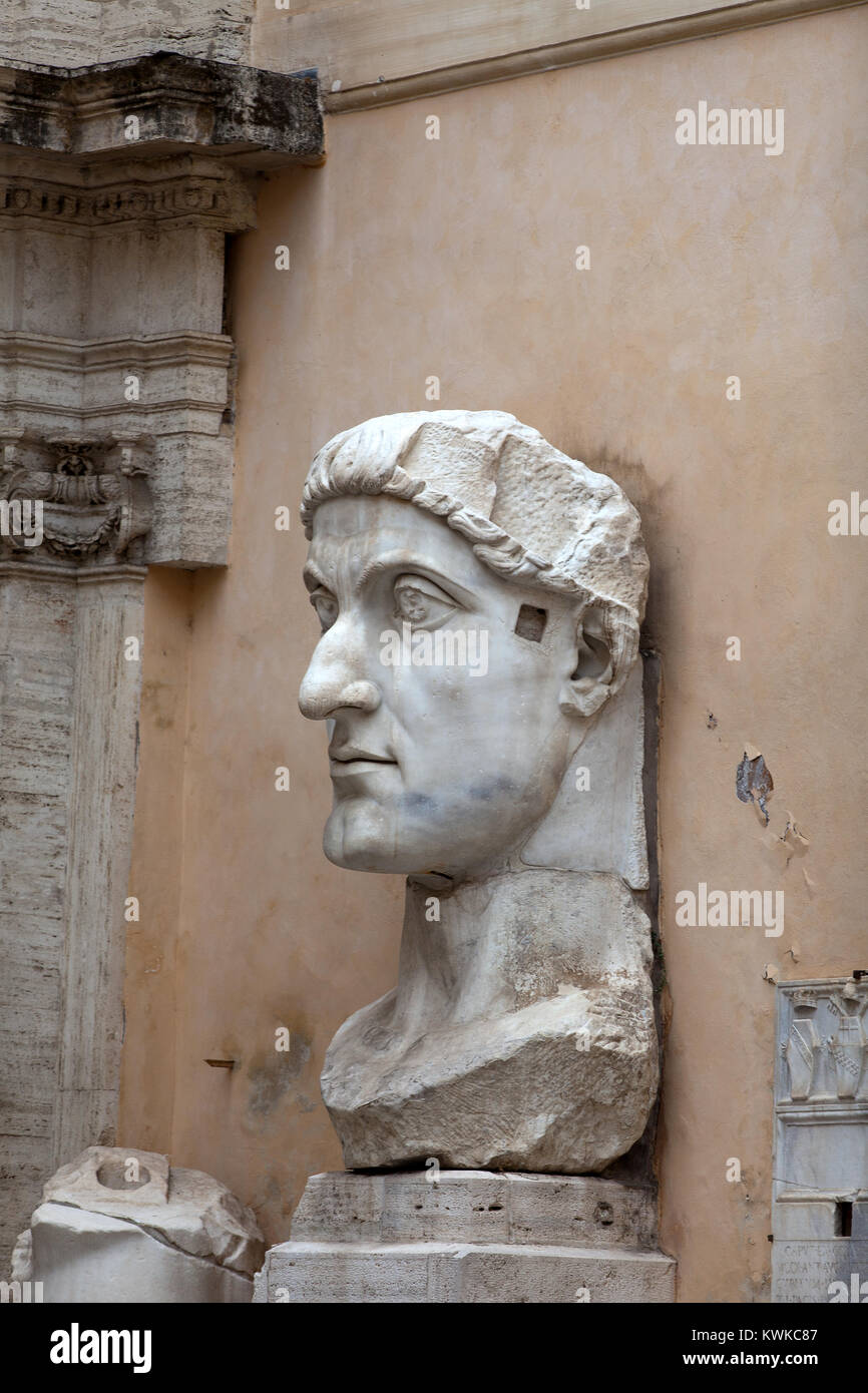 Konstantin der Große: Römische Kaiser, der das Christentum zur offiziellen Religion von Rom Stockfoto