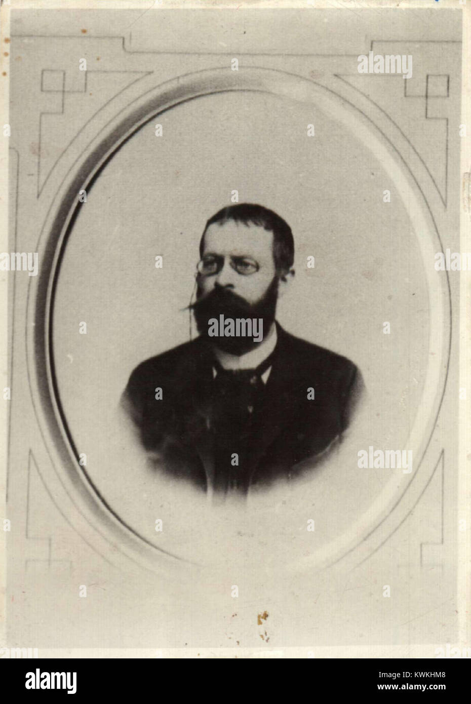 JUDr. Romuald Dubový (1856-1896) Stockfoto