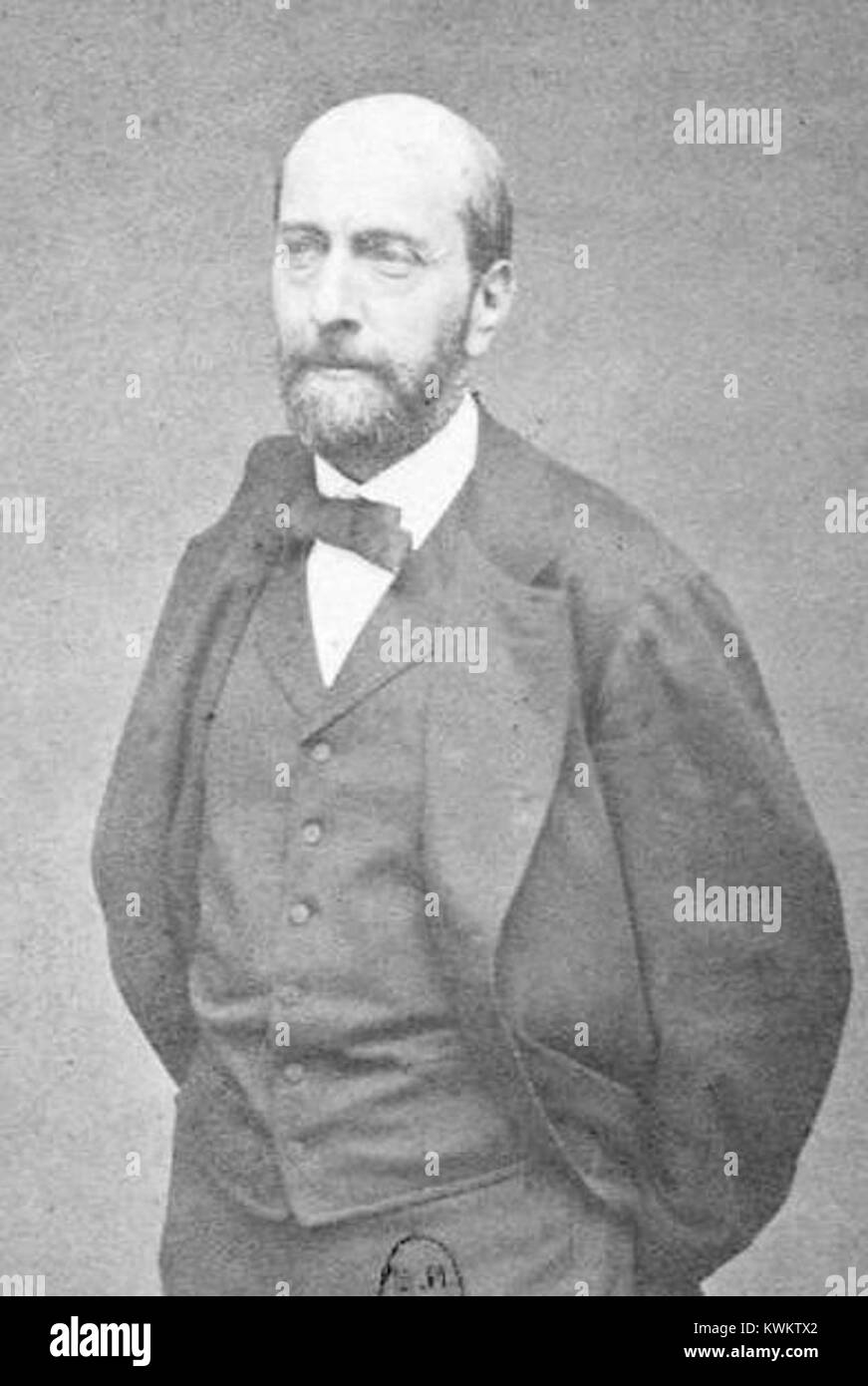 Janzé, Charles Alfred (phot. Carjat) Stockfoto