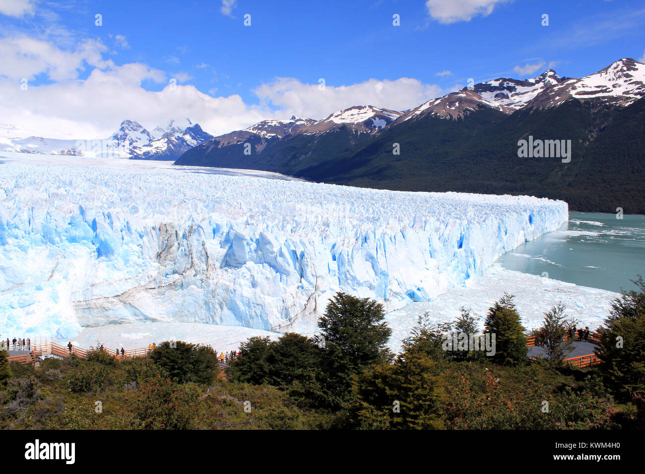 Anden Argentinien Perito Moreno Gletscher Stockfoto