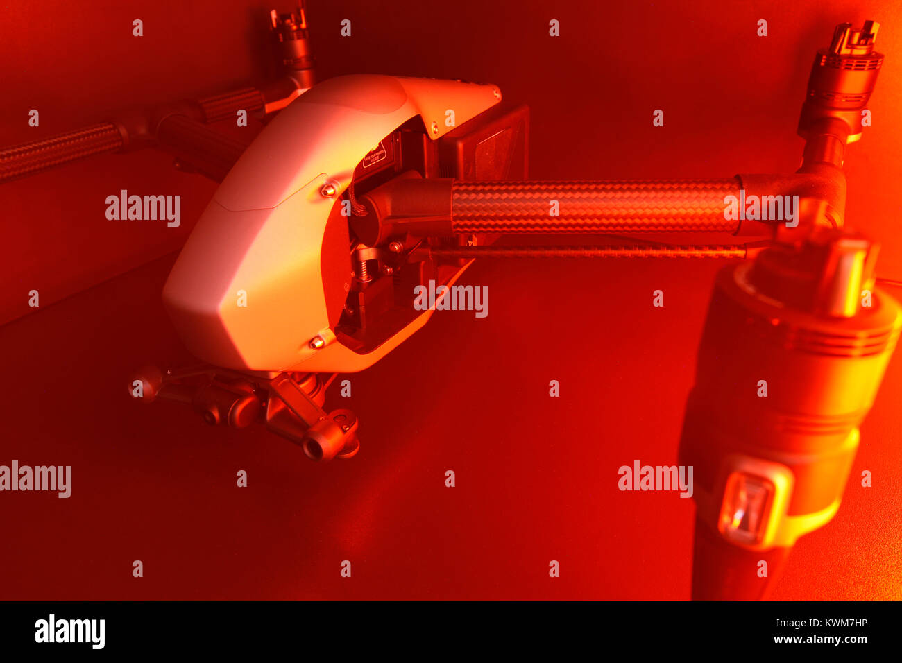 DJI Inspire 2-Drohne, Quadcopter mit abnehmbaren 4 K Gimbal Stockfoto