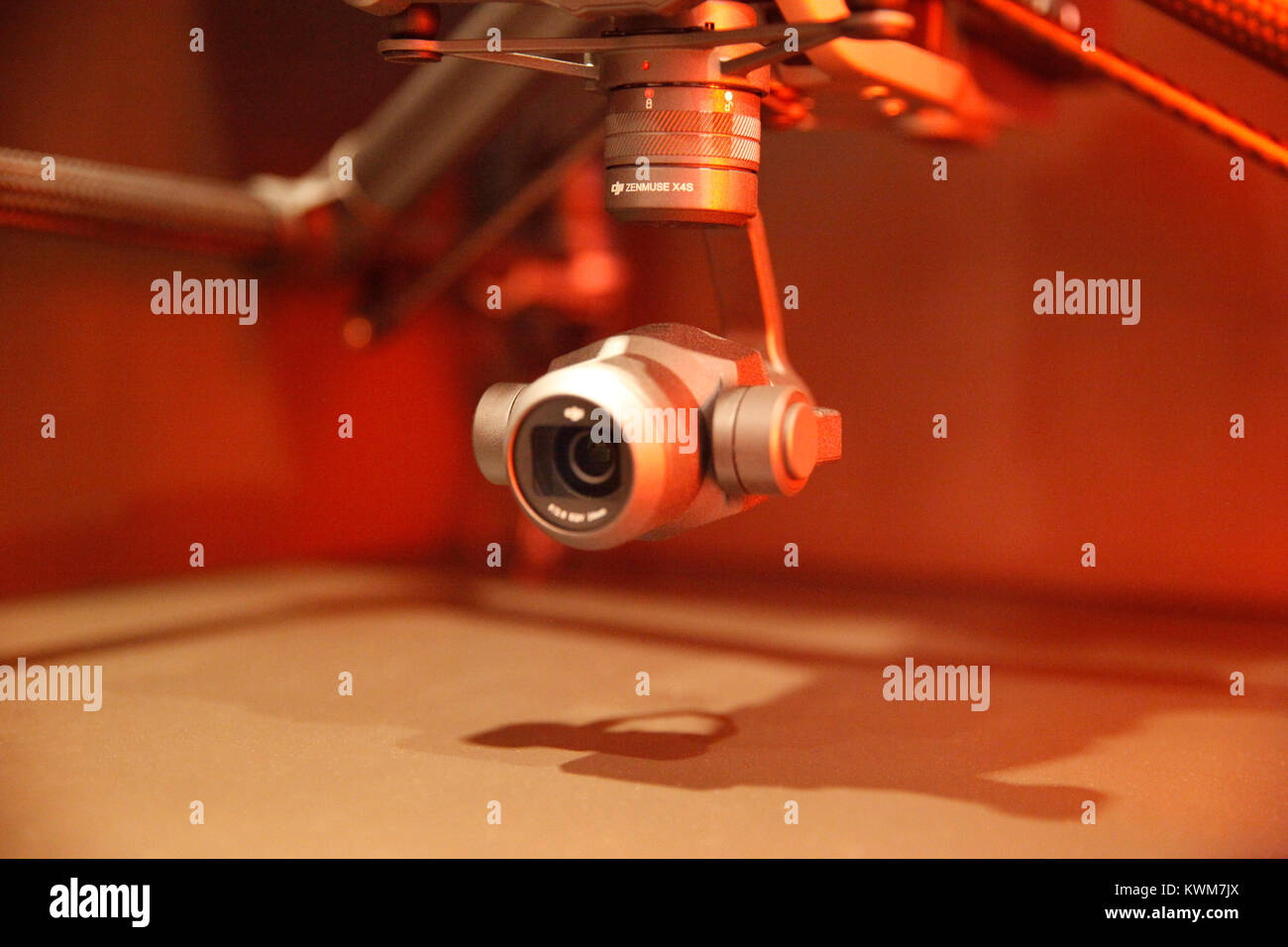 DJI Inspire 2-Drohne, Quadcopter mit abnehmbaren 4 K Gimbal Stockfoto