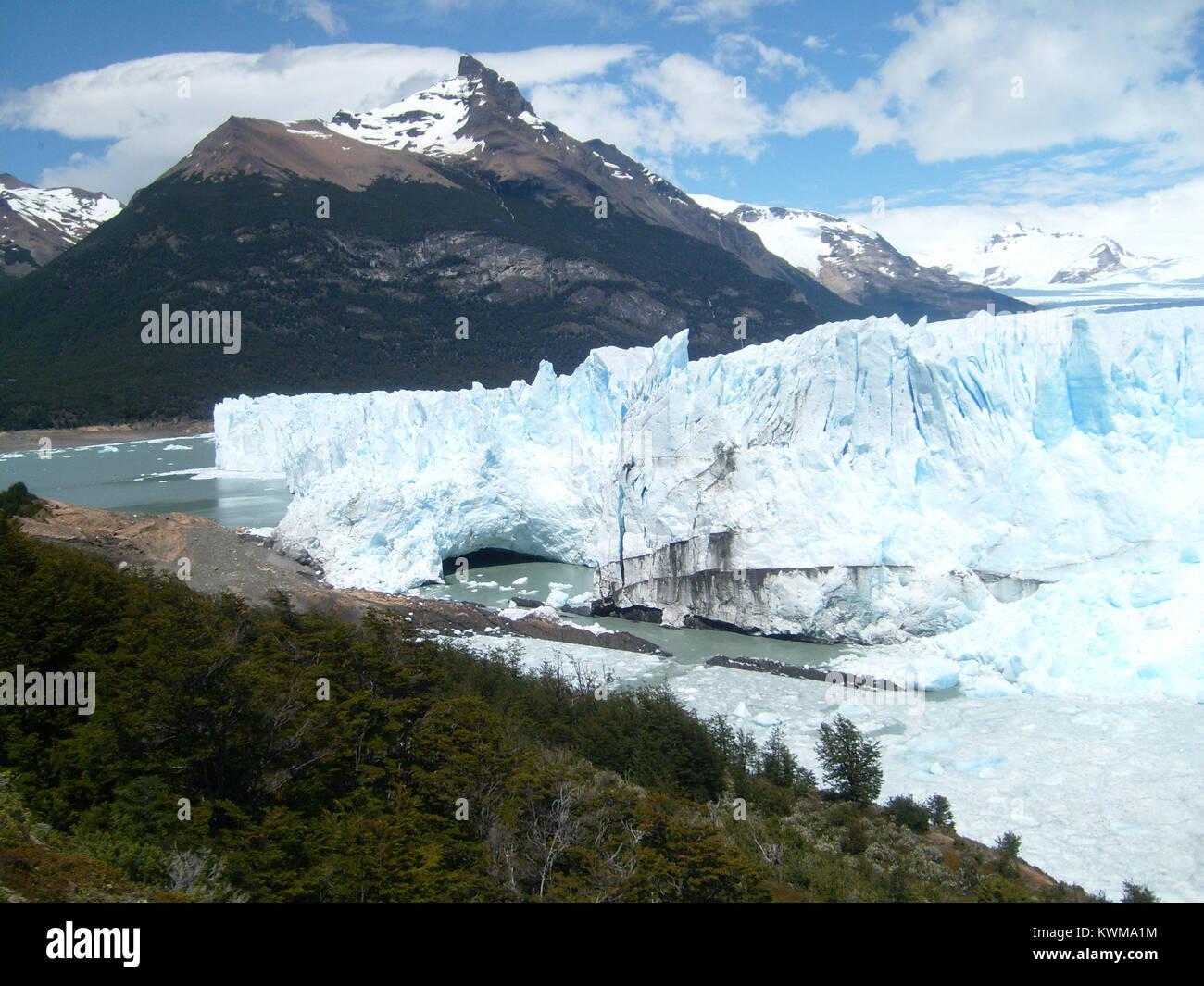 Anden Argentinien Perito Moreno Gletscher Stockfoto