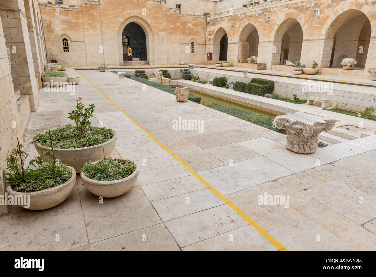 Israel, Jerusalem, vom 28. Dezember 2017: Rockefeller Museum, früher die Palästina archäologische Museum in Ostjerusalem Stockfoto