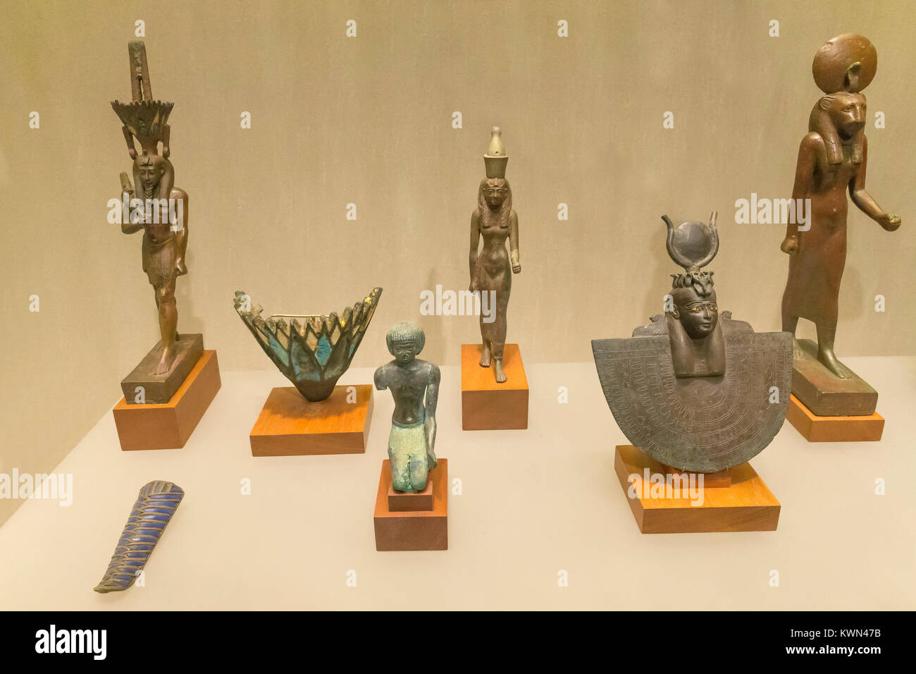 Tempel Spenden, 3. Zwischenzeit und Kushite Perioden, Metropolitan Museum der Kunst, Manhattan, New York City, USA, Nordamerika Stockfoto