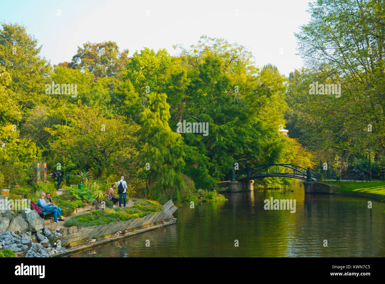 Hortus Botanicus botanischer Garten, Amsterdam, Niederlande Stockfoto