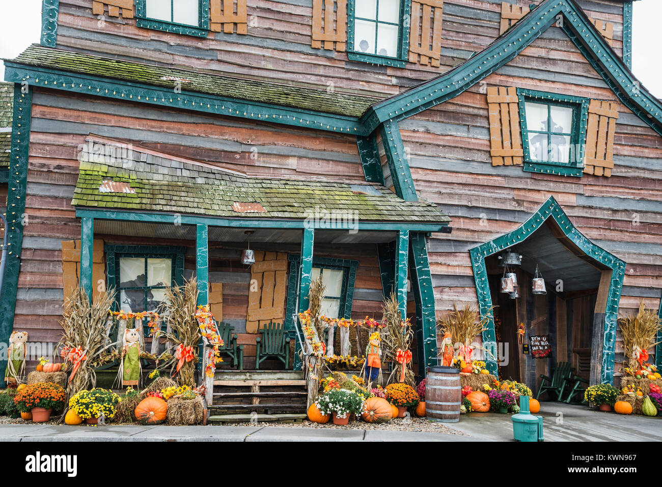 Pigeon Forge, Tennessee. Hatfields und McCoys Abendessen Fehde. Stockfoto