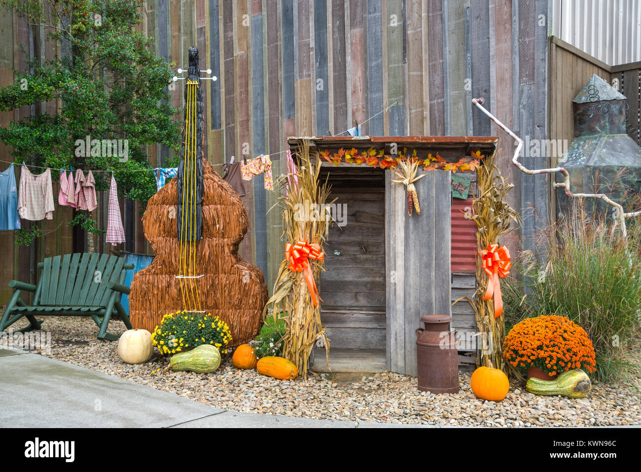 Pigeon Forge, Tennessee. Hatfields und McCoys Abendessen Fehde. Stockfoto