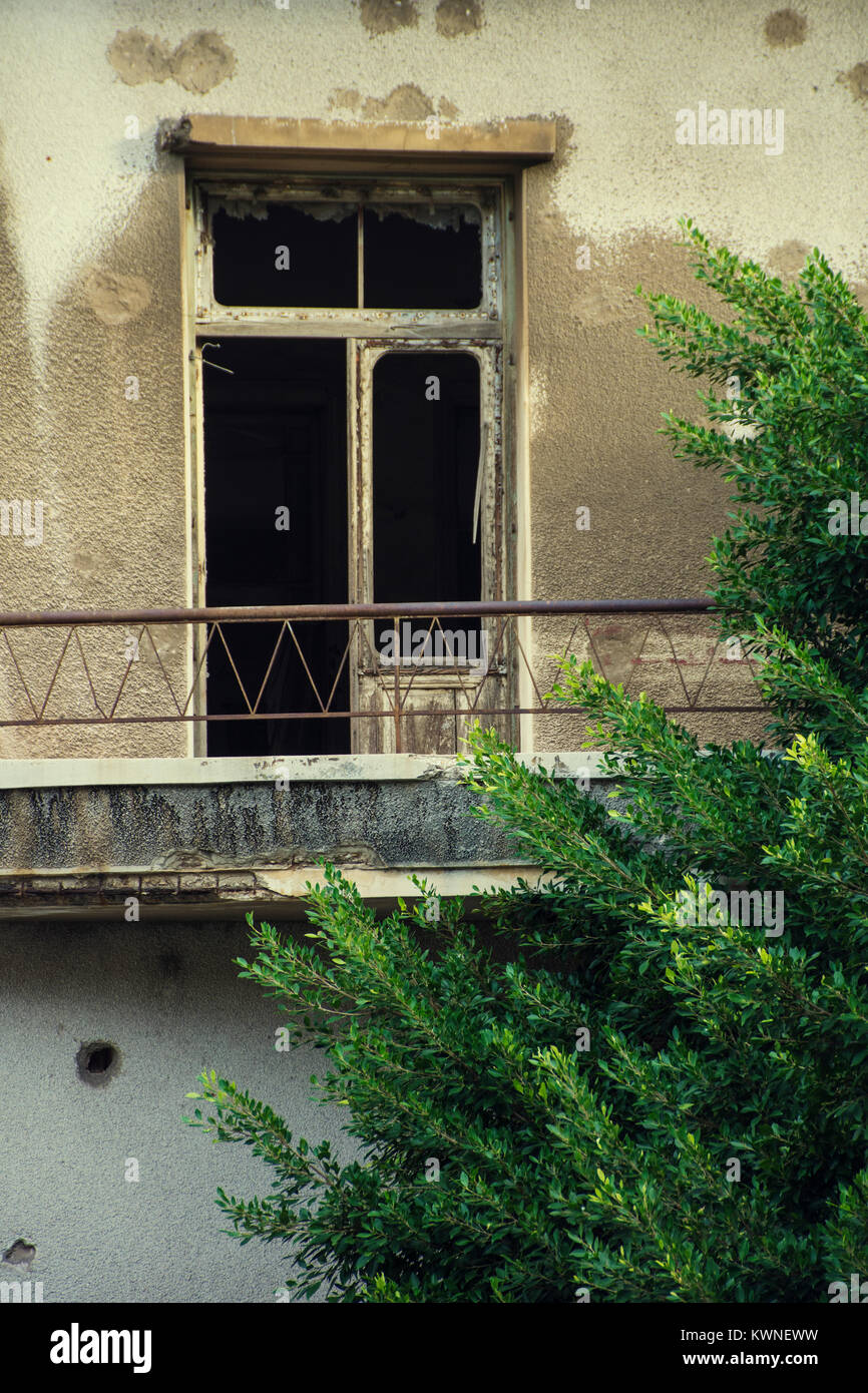 Dereted Haus Stockfoto