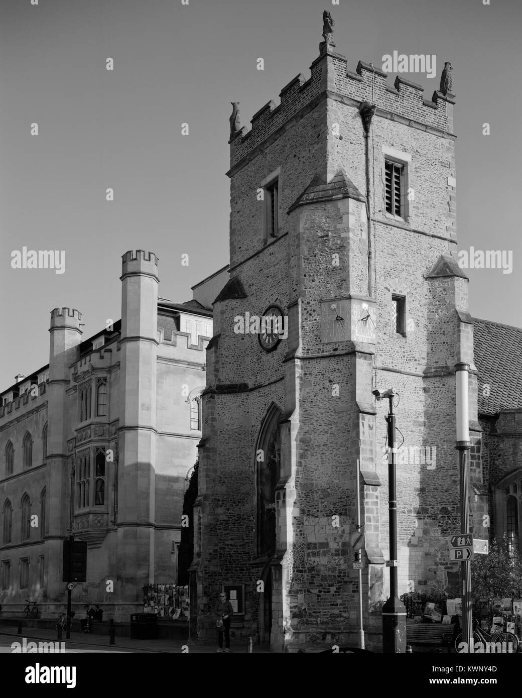 St. Botolph's Church, King's Parade Cambridge Stockfoto