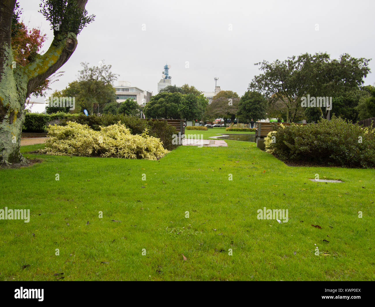 Das Quadrat Palmerston North Stockfoto