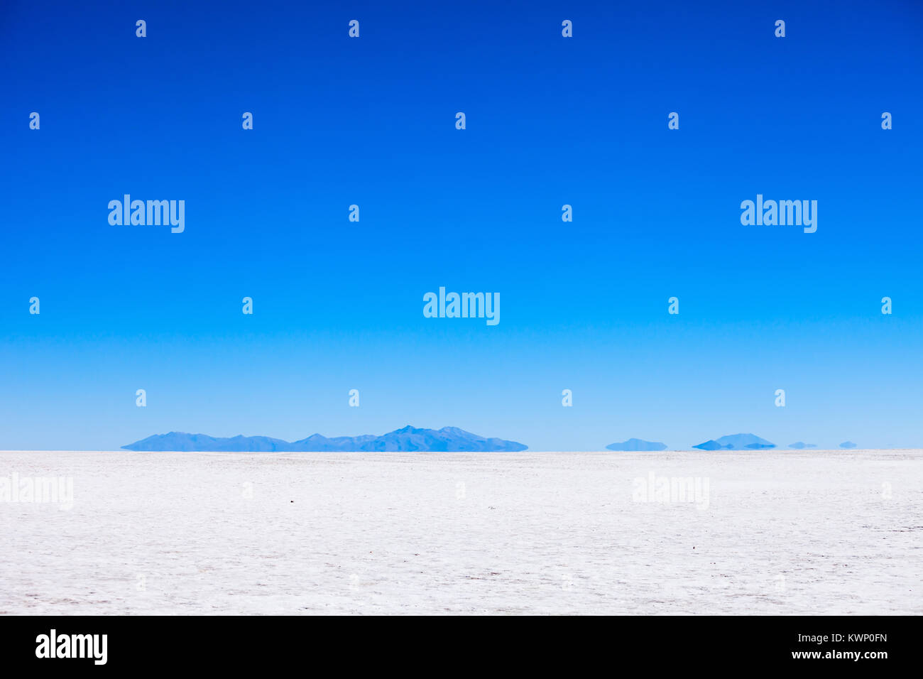 Salar de Uyuni, Bolivien, den grössten Salzsee der Welt Stockfoto