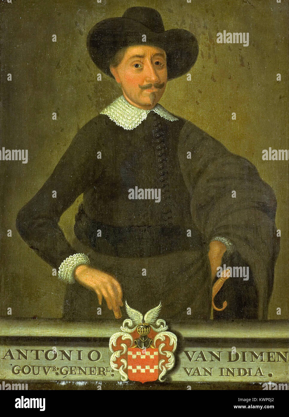 Anthony Van Diemen (1593 - 19. April 1645) Dutch colonial Gouverneur Stockfoto