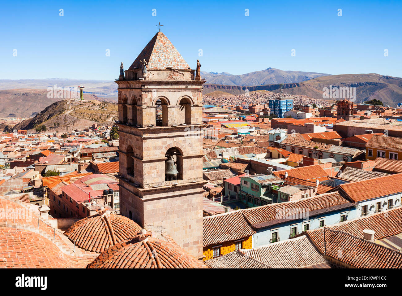 Kirche San Lorenzo ist in Potosi, Bolivien entfernt Stockfoto