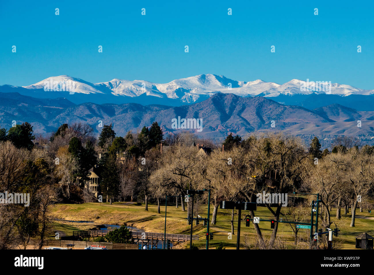 Rocky Mountains - Denver Front Range Stockfoto