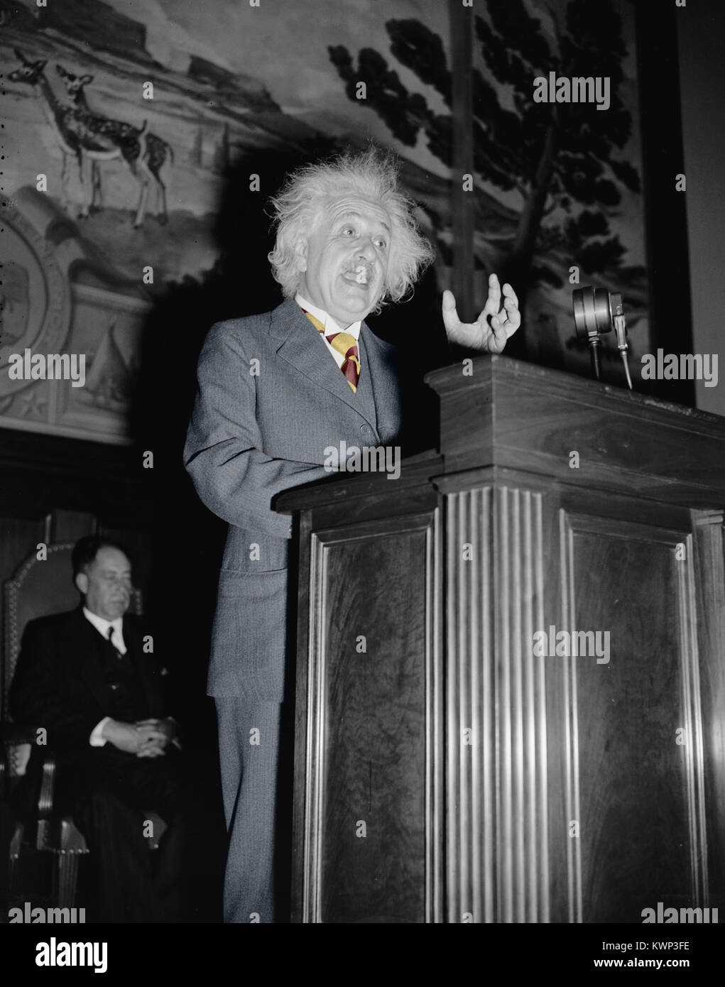 Vintage Foto von Albert Einstein ca. 1940 Stockfoto