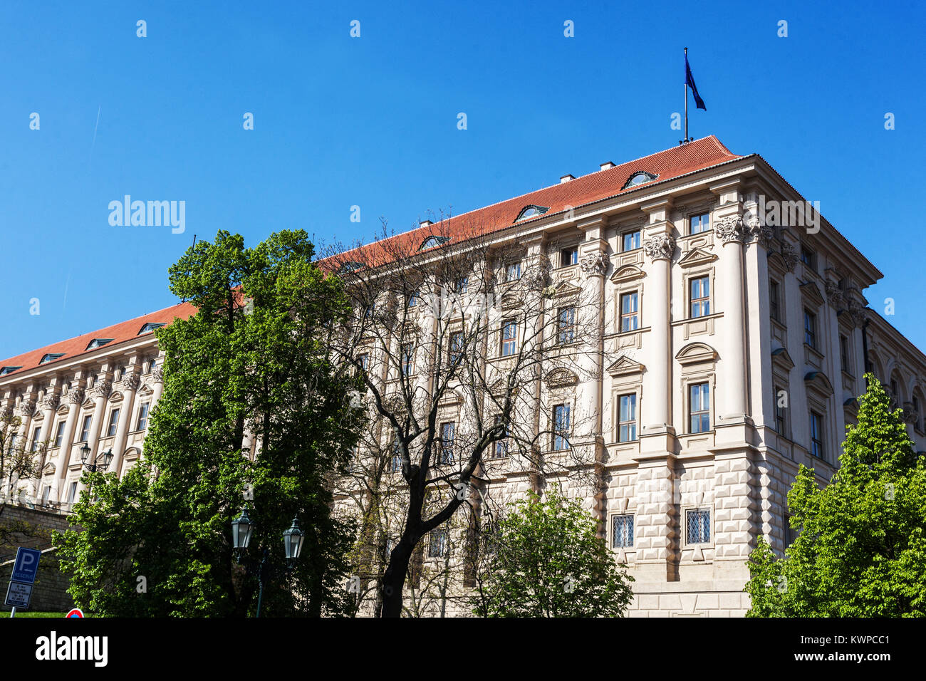 Cerninsky Palace, Hradschin, Prag, Tschechische Republik, Europa Stockfoto