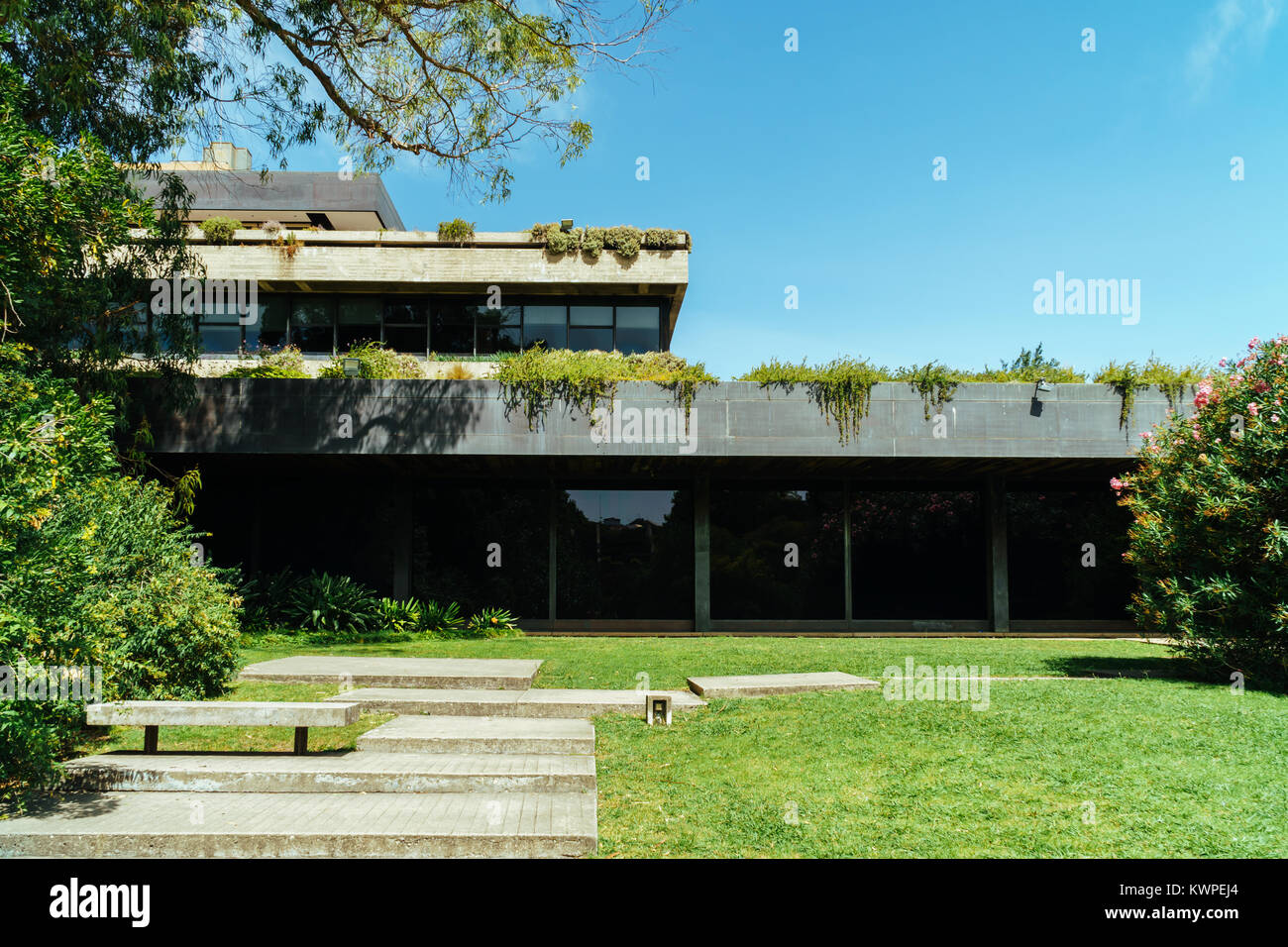 Lissabon, Portugal - 15. AUGUST 2017: Calouste Gulbenkian Museum ist eine portugiesische Museum in Lissabon und bietet Platz für alte und moderne Kunst. Stockfoto