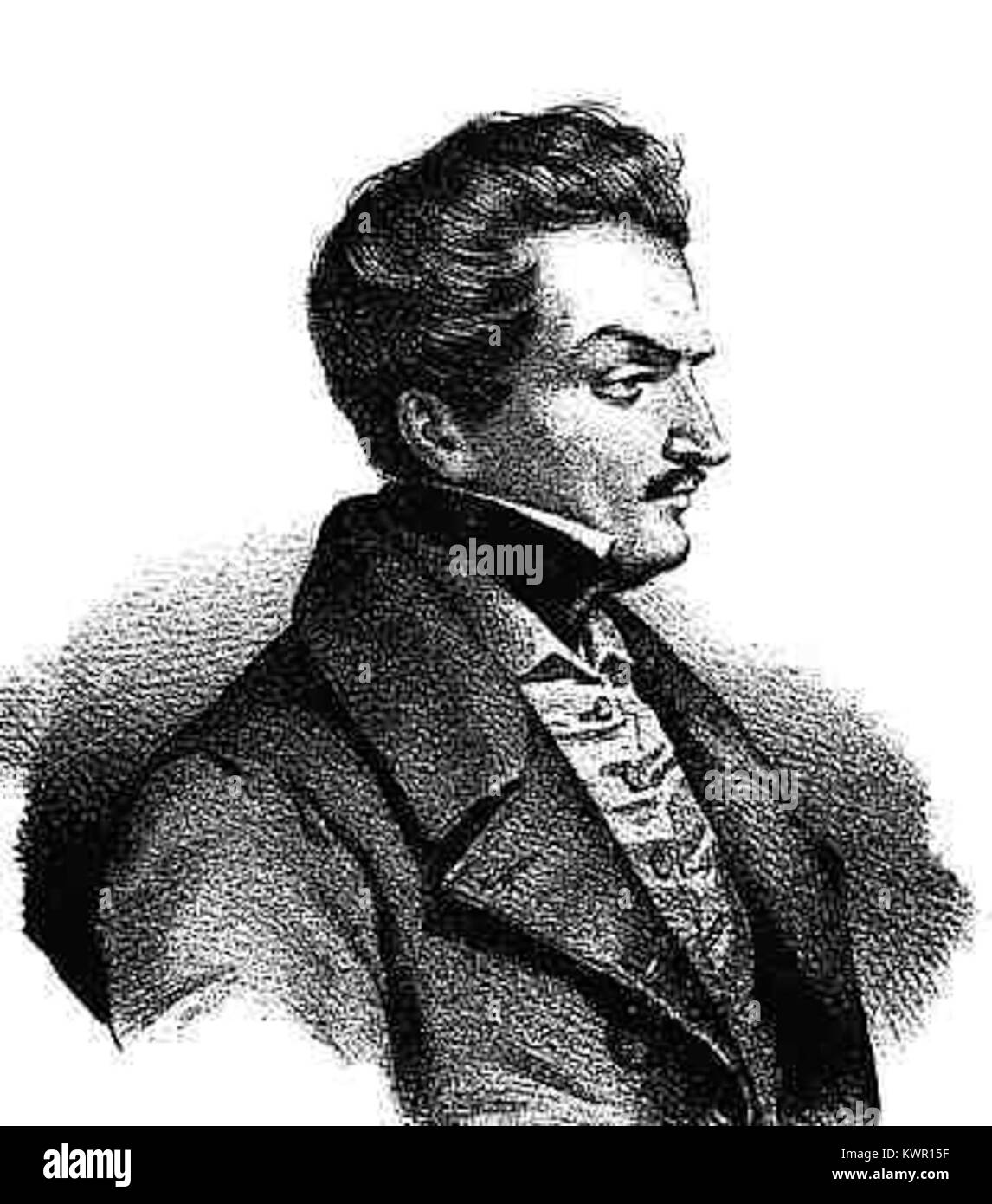 Émile François Guillaume Clément, comte de La Roncière (1803-1874) Stockfoto