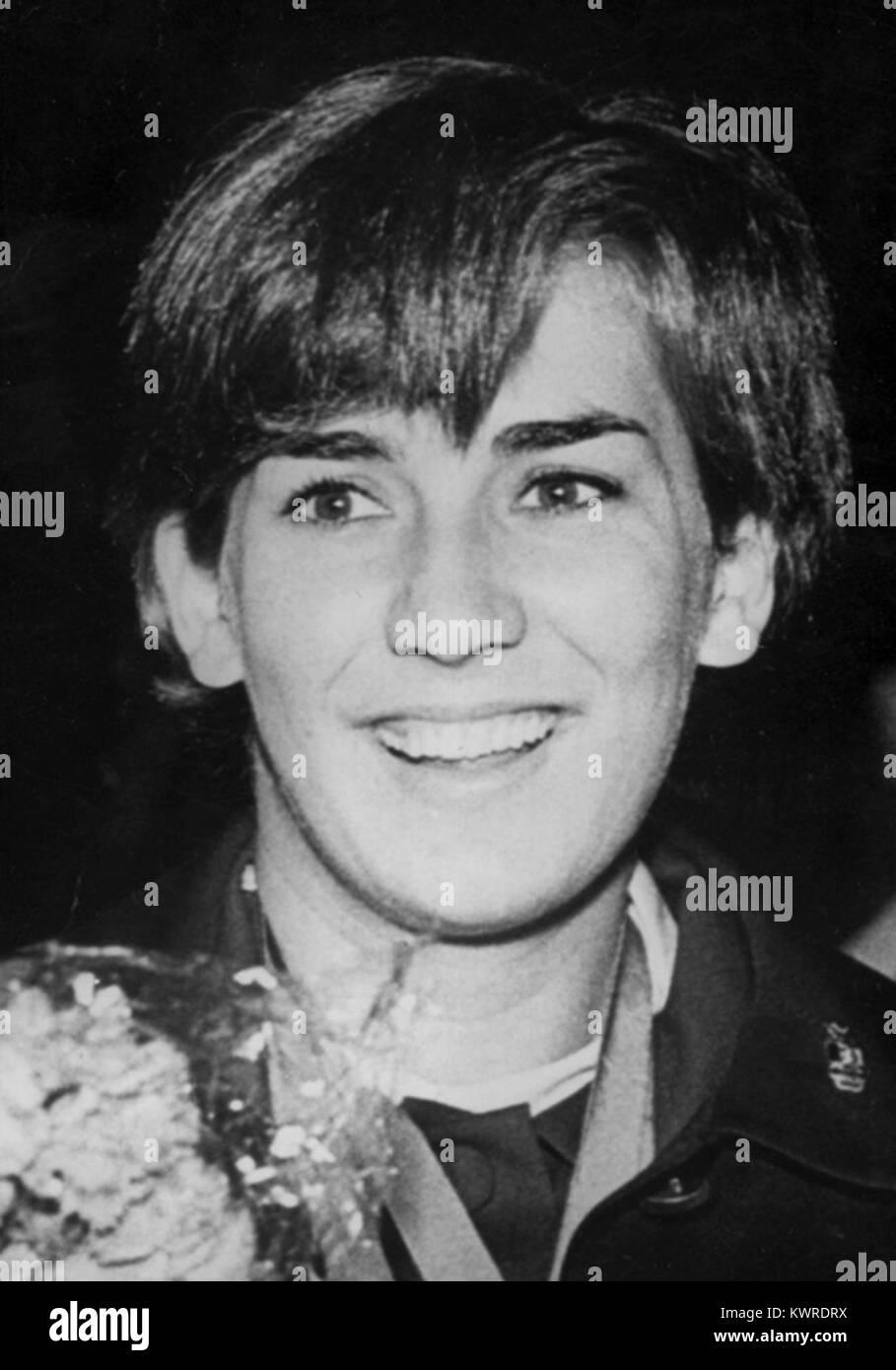 Đurđica Bjedov (* 1947) ist ein ehemaliger kroatischer Schwimmer, der bei den Olympischen Spielen in Mexiko-Stadt 1968 die Olympische Goldmedaille im 100-Meter-Brustschlag gewann und einen Weltrekord aufgestellt hat. Stockfoto