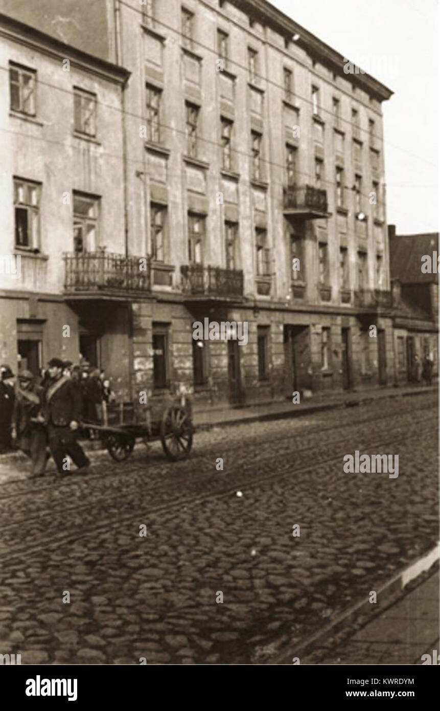 Łódź, Ghetto Litzmannstadt - fotopolska.eu (295152) Stockfoto