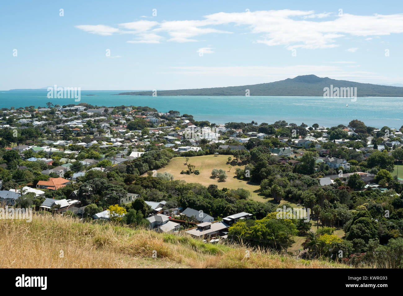 Der Blick von Devonport, Auckland, Neuseeland Stockfoto