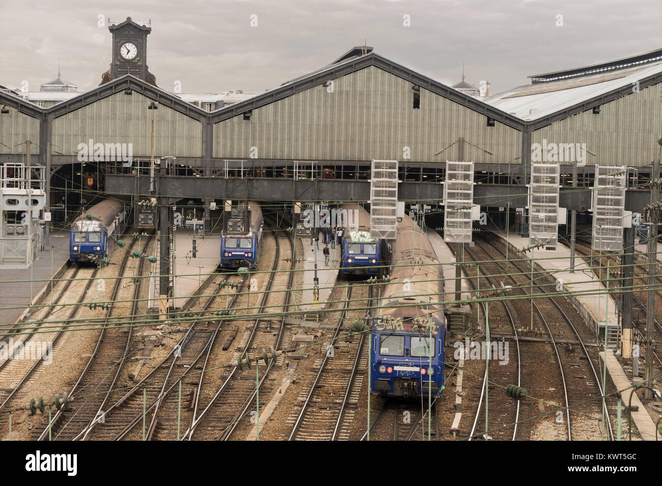 Gare Saint Lazare, Paris, Frankreich Stockfoto
