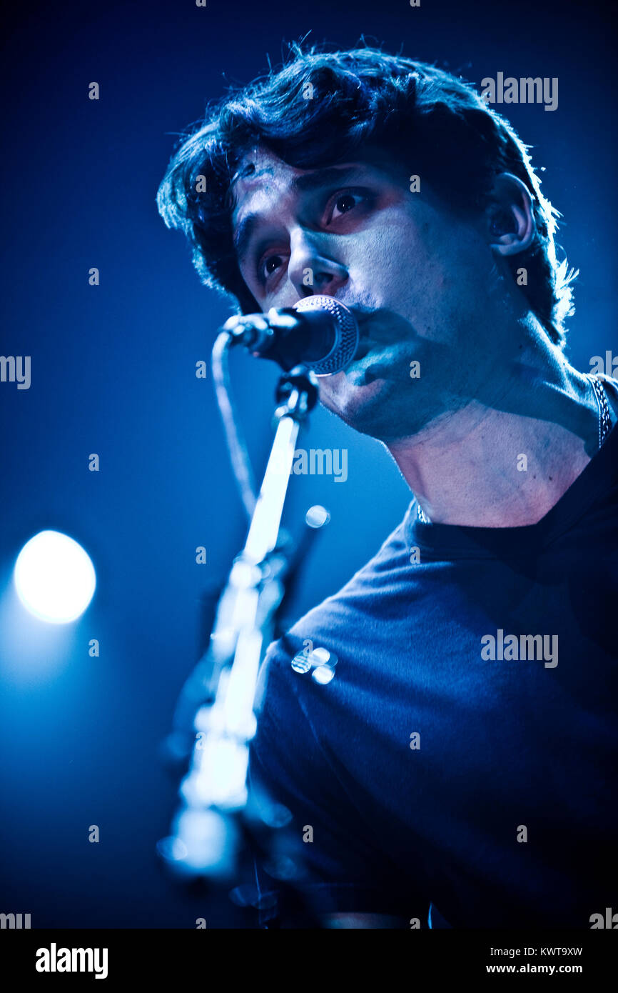 Die Amerikanischen Musiker, Gitarrist und Musiker John Mayer ist hier dargestellt, live auf der Bühne bei einem Konzert im Forum, Kopenhagen. Dänemark 30/05 2010. Stockfoto