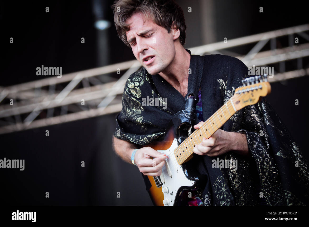 Die spanische Psychedelic pop band Ocellot führt ein Live Konzert in der spanischen Musik Festival Primavera Sound 2015 in Barcelona. Spanien, 29/05 2015. Stockfoto