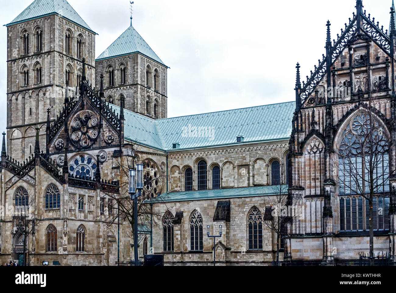 Münster oder St.-Paulus-Dom (frühes 13. Jahrhundert), Deutschland Stockfoto
