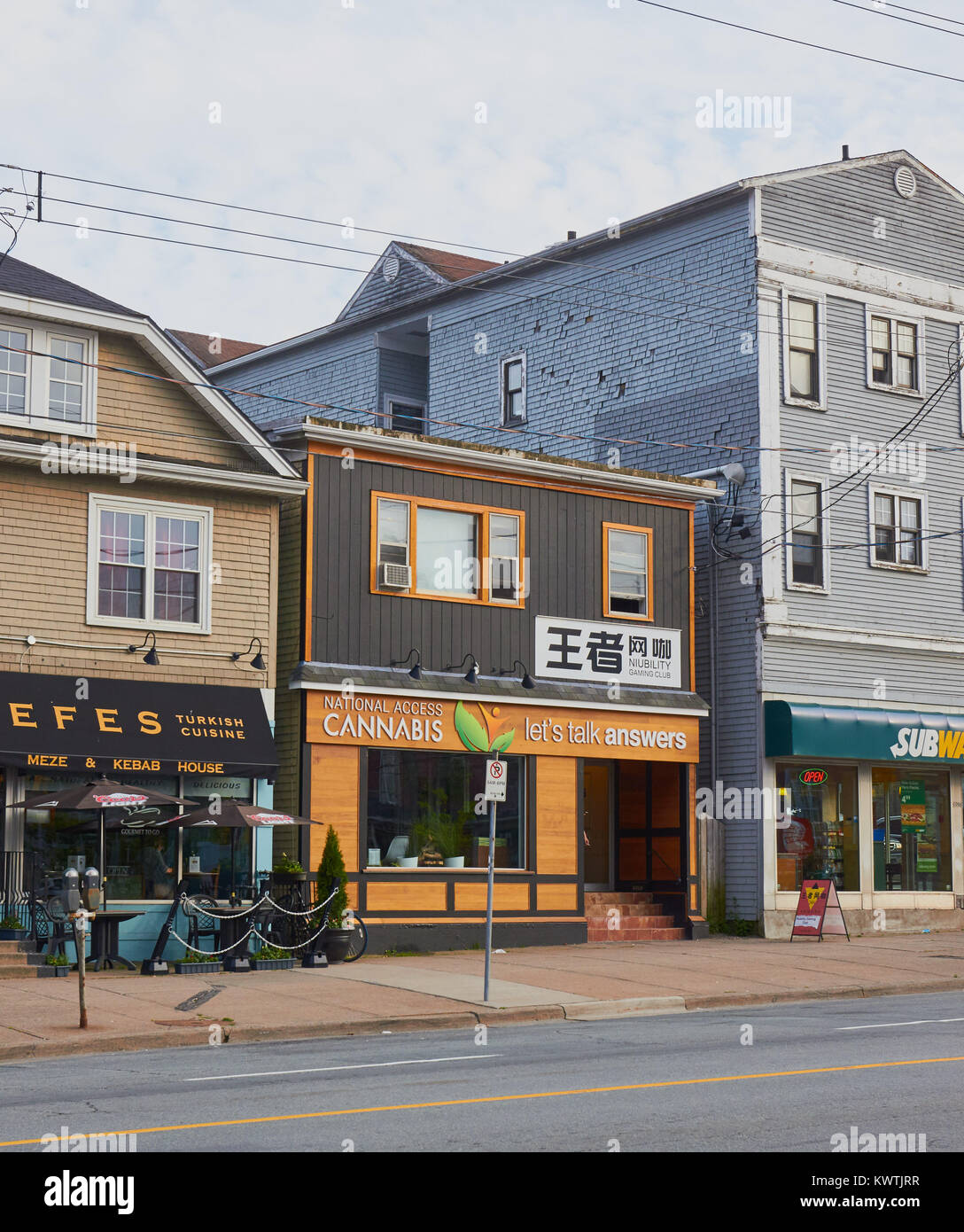 Die nationalen Zugang zu Cannabis, Halifax, Nova Scotia, Kanada. Healthcare Service spezialisiert auf der Verschreibung von Cannabis für die Mitglieder. Stockfoto