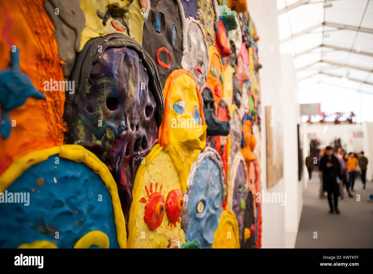 Ich bin leidenschaftlich über Kunst und Kreativität und Fries ist eine große Ausstellung mit einigen großen Künstler. Stockfoto