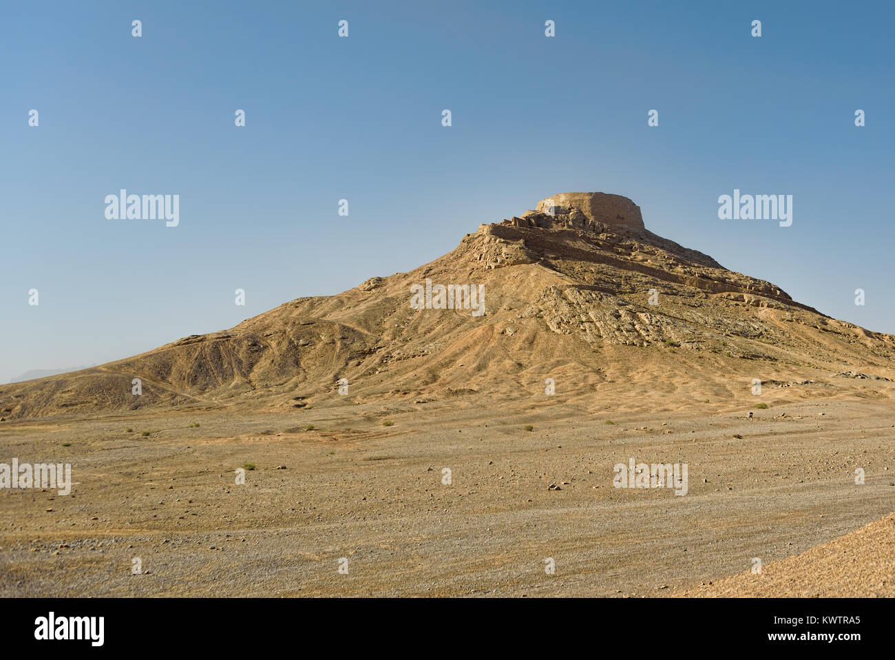 Zoroastrier Turm des Schweigens in Yazd Iran Stockfoto