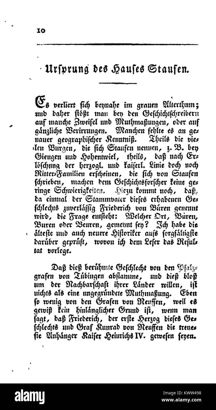 Das Kunstwerk Nr. 010 aus Ammermüllers de Hohenstaufen zeigt Themen des mittelalterlichen Adels und des mit der Staufer Dynastie verbundenen architektonischen Erbes. Stockfoto