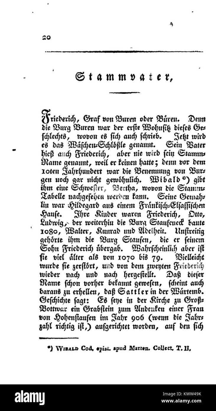Dieses Bild bezieht sich auf das *de Hohestaufen* von Ammermüller, möglicherweise ein Werk, das sich auf die Staufer-Dynastie bezieht und historische Ereignisse oder Figuren, die mit diesem Adelsgeschlecht verbunden sind, abdeckt. Stockfoto