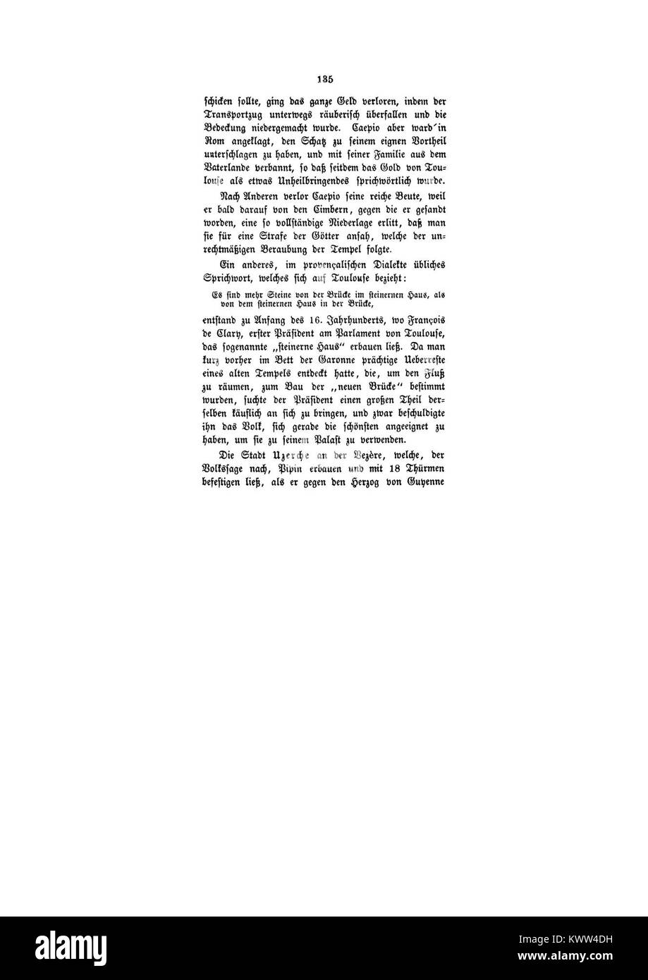 Ein Dokument mit dem Titel „de Internationale Titulaturen“ von Döringsfeld, in dem die Verwendung internationaler Titel in politischen und historischen Zusammenhängen diskutiert wird und Einblicke in Rang- und Protokollformen zwischen den Nationen gewährt werden. Stockfoto