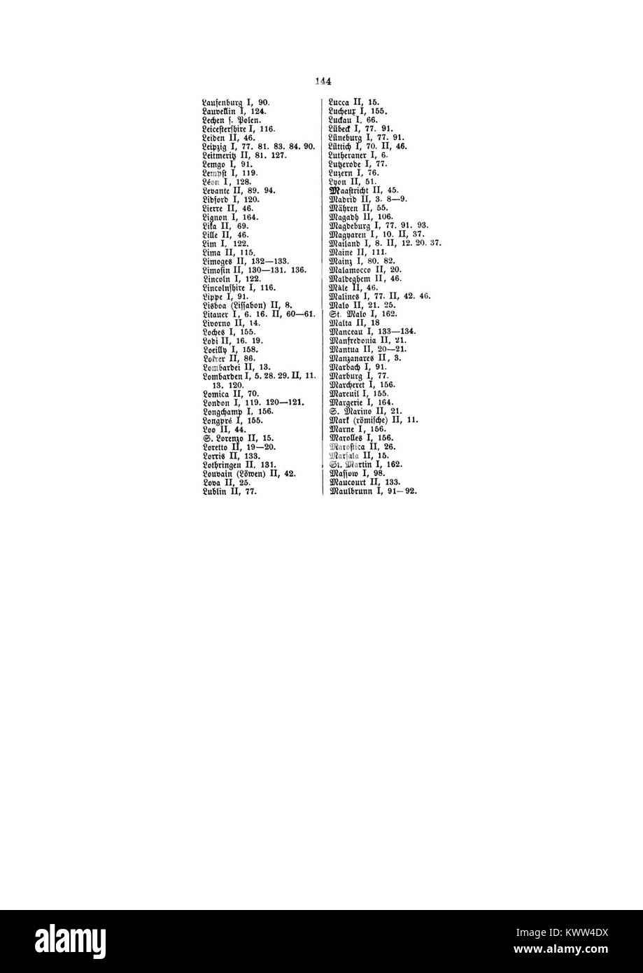 Das historische Werk „de Internationale Titulaturen“ von Düringsfeld dokumentiert die formalen internationalen Titel und Nomenklatur der staaten und Herrscher im frühen 19. Jahrhundert und dient als Referenz in der diplomatischen und juristischen Geschichte. Stockfoto
