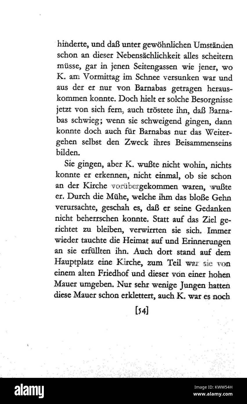 Das Bild bezieht sich auf die Burg Kafka, möglicherweise verbunden mit Franz Kafka, die einen Ort von literarischer und kultureller Bedeutung im europäischen Erbe darstellt, der mit seinen Werken verbunden ist. Stockfoto